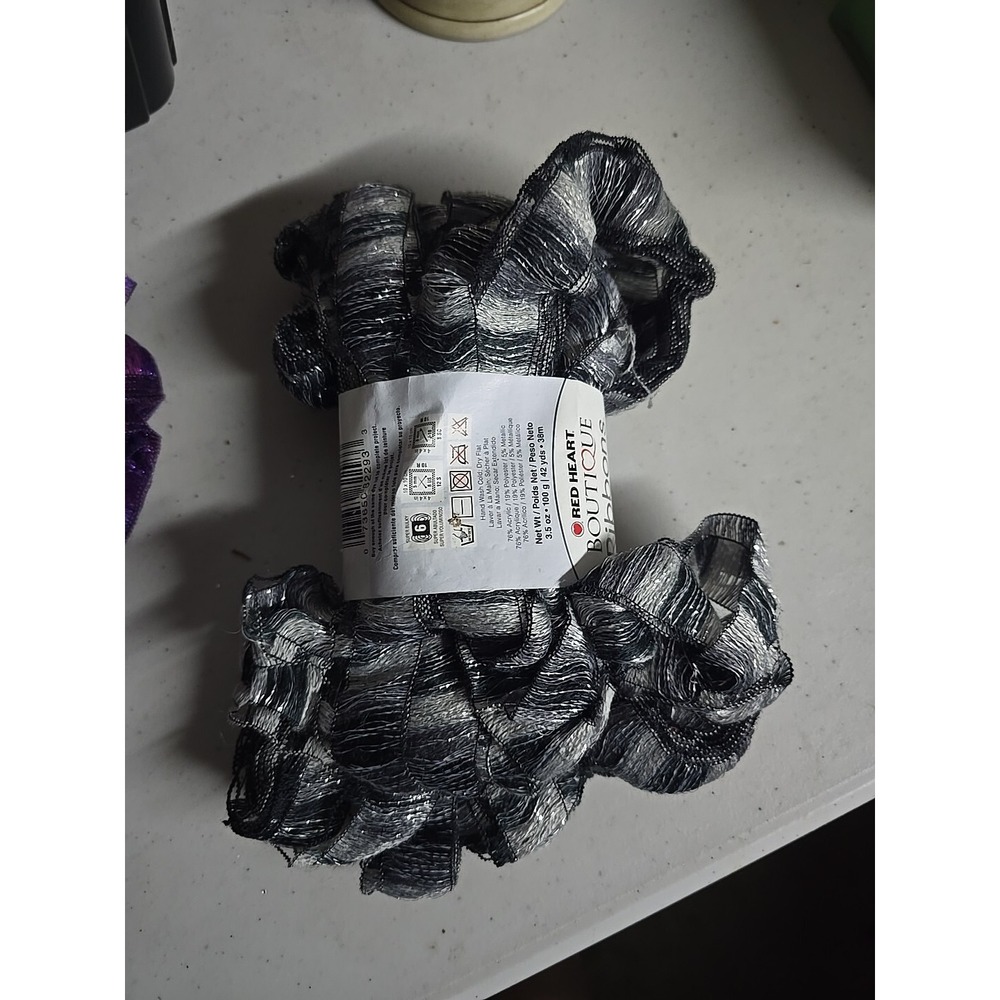 Red Heart Yarn ~‎ Boutique Ribbons ~ City" ~ Scarf Ribbon Yarn ~ New